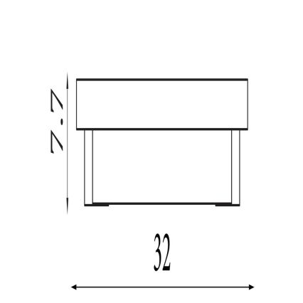 Searchlight - Aplique de pared LED ANCHOR LED/12W/230V