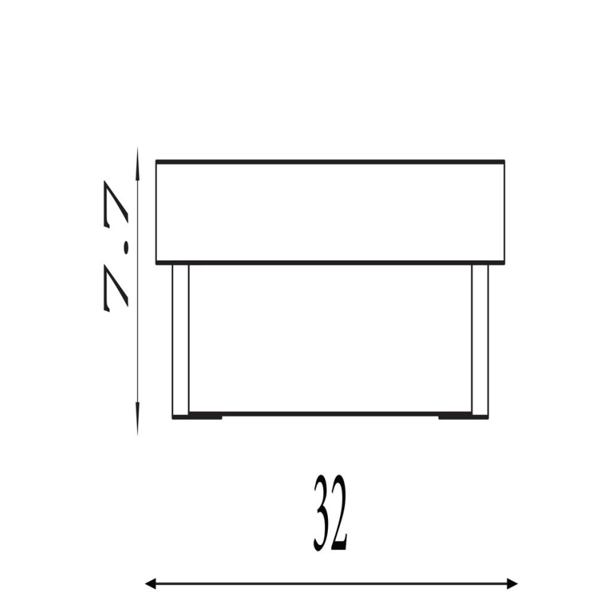 Searchlight - Aplique de pared LED ANCHOR LED/12W/230V