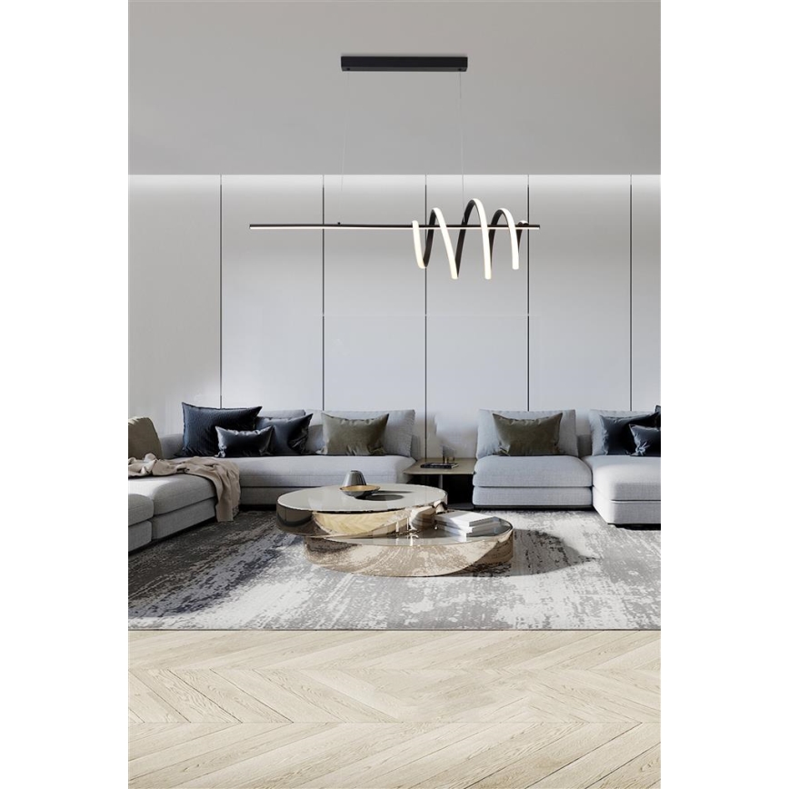 Searchlight - Lámpara colgante LED regulable con cable SWORD LED/40W/230V 3000K