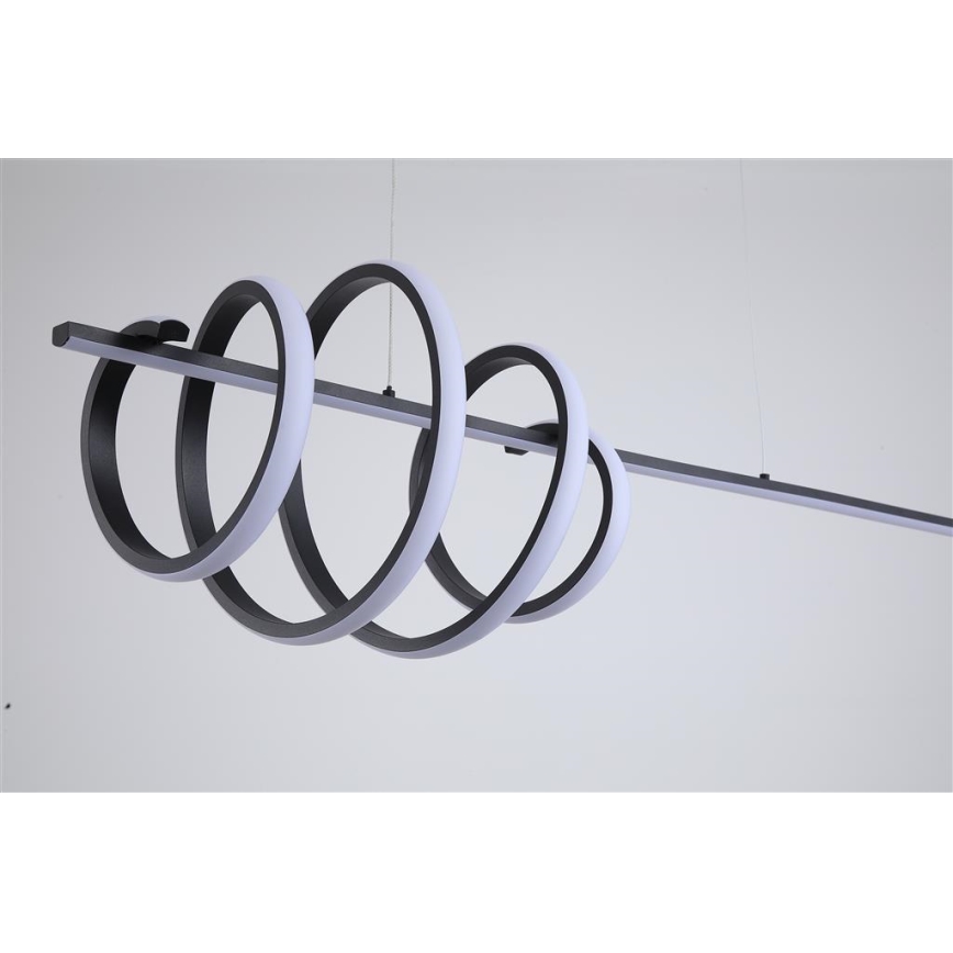 Searchlight - Lámpara colgante LED regulable con cable SWORD LED/40W/230V 3000K