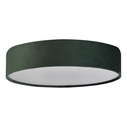 Searchlight - Lámpara de techo DRUM 3xE27/60W/230V verde
