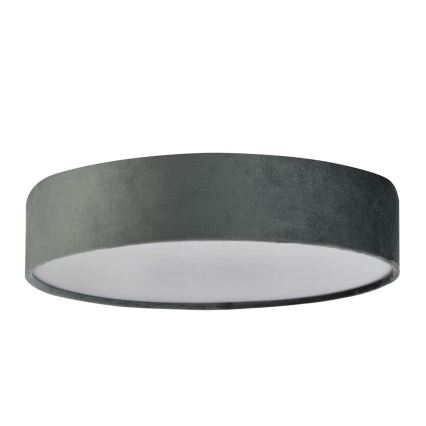 Searchlight - Lámpara de techo DRUM 3xE27/60W/230V, gris
