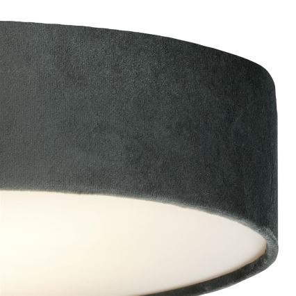 Searchlight - Lámpara de techo DRUM 3xE27/60W/230V, gris