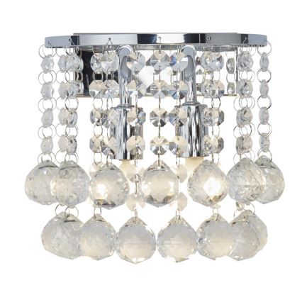 Searchlight - Aplique de cristal HANNA 2xG9/33W/230V
