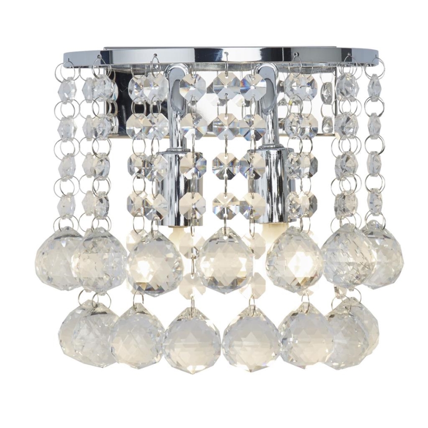 Searchlight - Aplique de cristal HANNA 2xG9/33W/230V