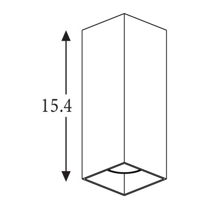 Searchlight - Aplique de pared DON 2xGU10/10W/230V marrón