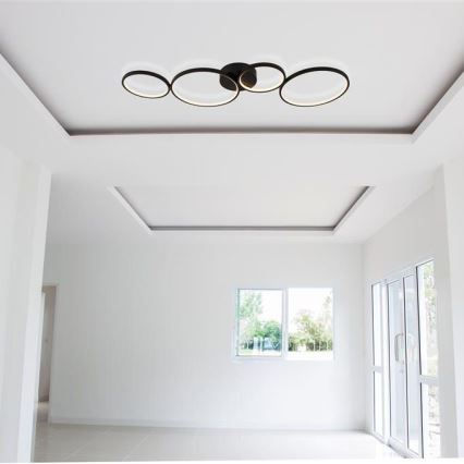Searchlight - Lámpara de techo LED CIRQUE 4xLED/34W/230V