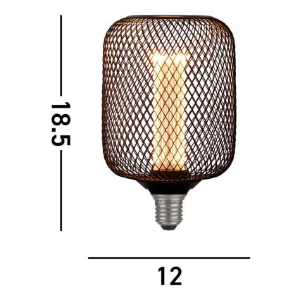 Searchlight - Bombilla LED regulable decorativa WIRE MESH E27/4,5W/230V 2700K