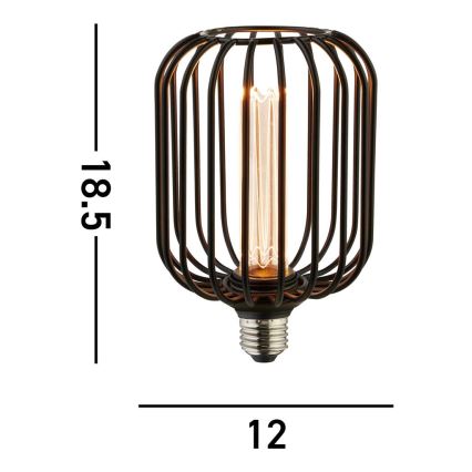 Searchlight - Bombilla LED decorativa regulable GLOBE E27/4,5W/230V 2700K