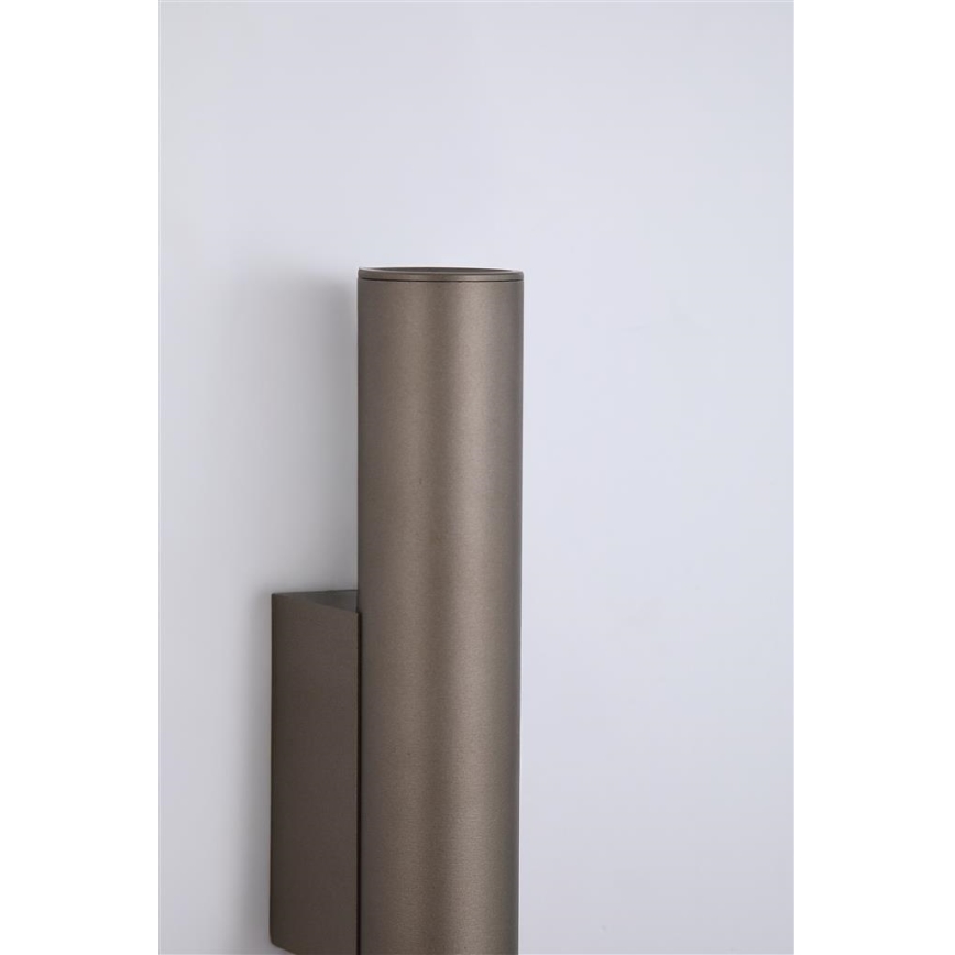 Searchlight - Aplique de pared BEACON 2xGU10/10W/230V marrón