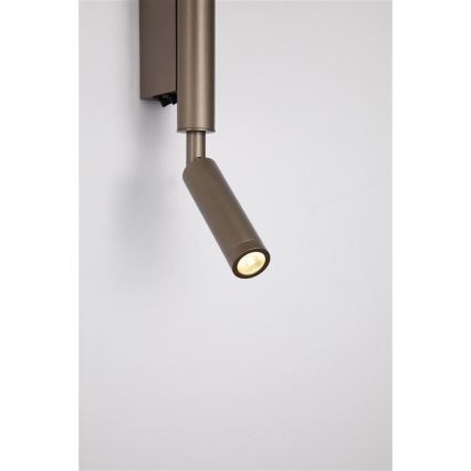 Searchlight - Foco ARCHITECT LED/7W/230V marrón
