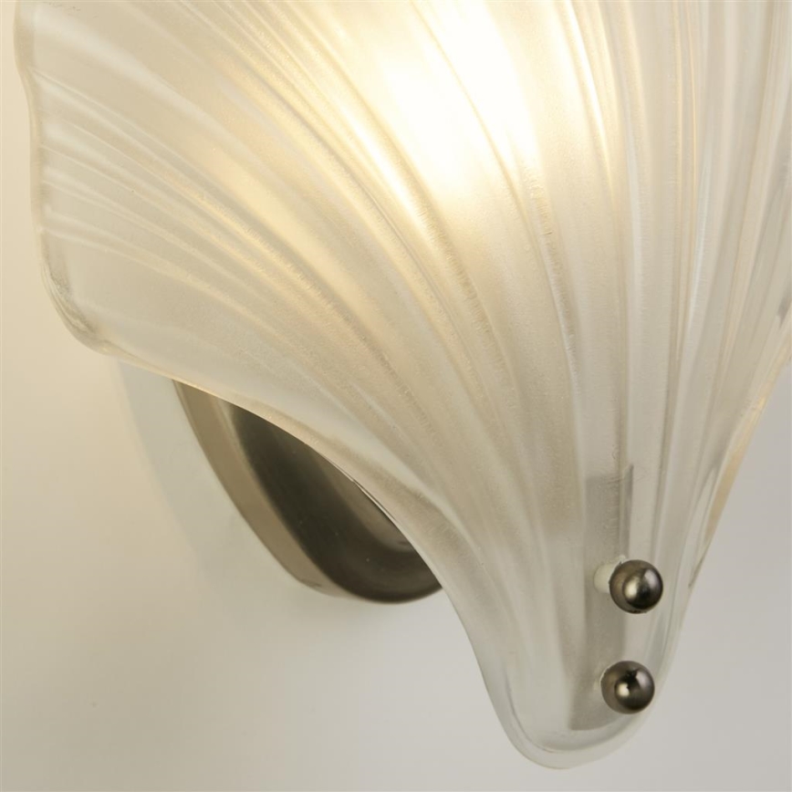 Searchlight - Aplique de pared SHELL 1xG9/7W/230V blanco