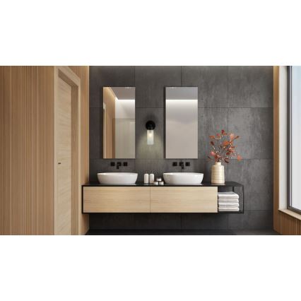 Searchlight - Aplique de pared IMPERIAL 1xG9/7W/230V negro