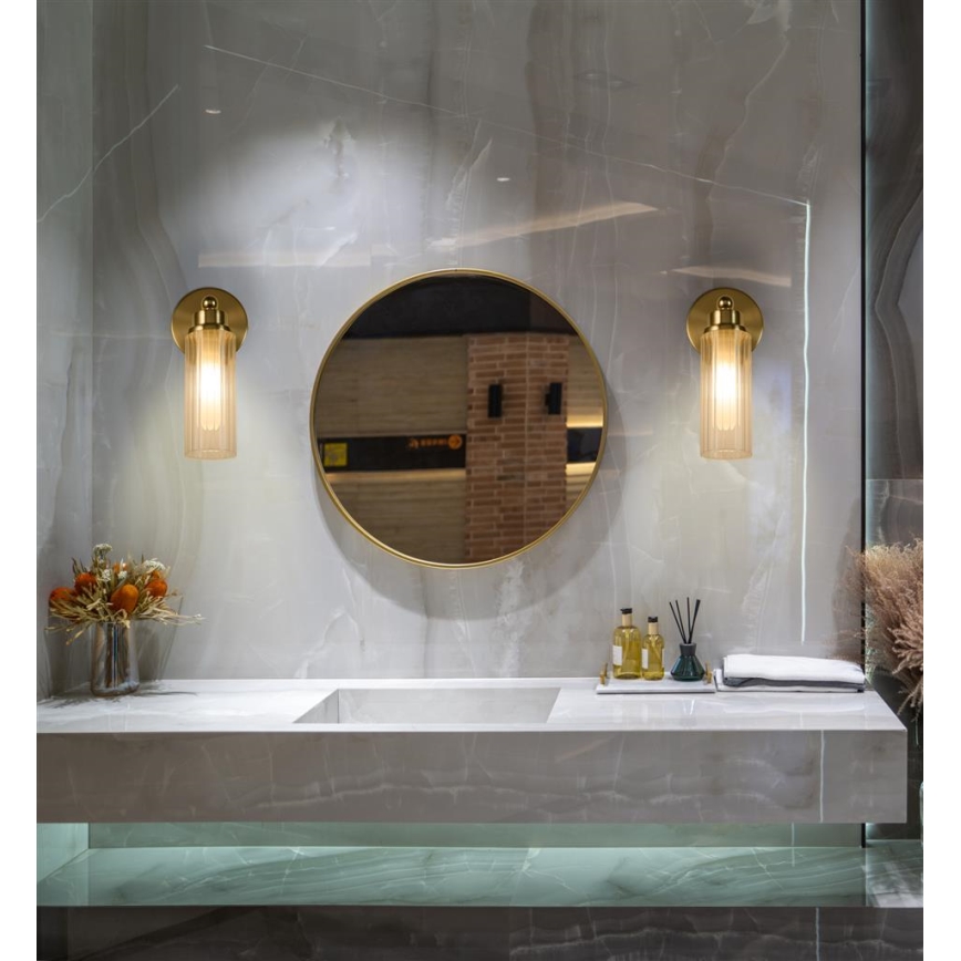 Searchlight - Aplique de pared IMPERIAL 1xG9/7W/230V latón