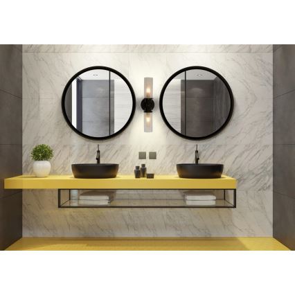 Searchlight - Aplique de pared IMPERIAL 2xG9/33W/230V negro