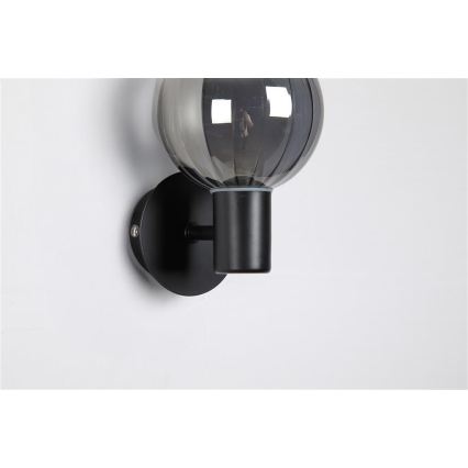 Searchlight - Aplique de pared LUMINSPHERE 1xG9/7W/230V negro