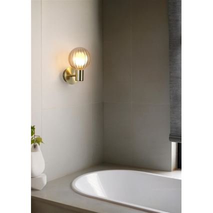 Searchlight - Aplique de pared LUMINSPHERE 1xG9/7W/230V latón