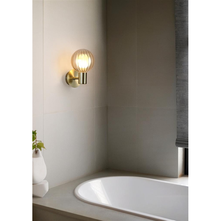 Searchlight - Aplique de pared LUMINSPHERE 1xG9/7W/230V latón