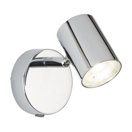 Searchlight - Aplique de pared orientable tipo spot LED ROLLO LED/4W/230V cromado brillante