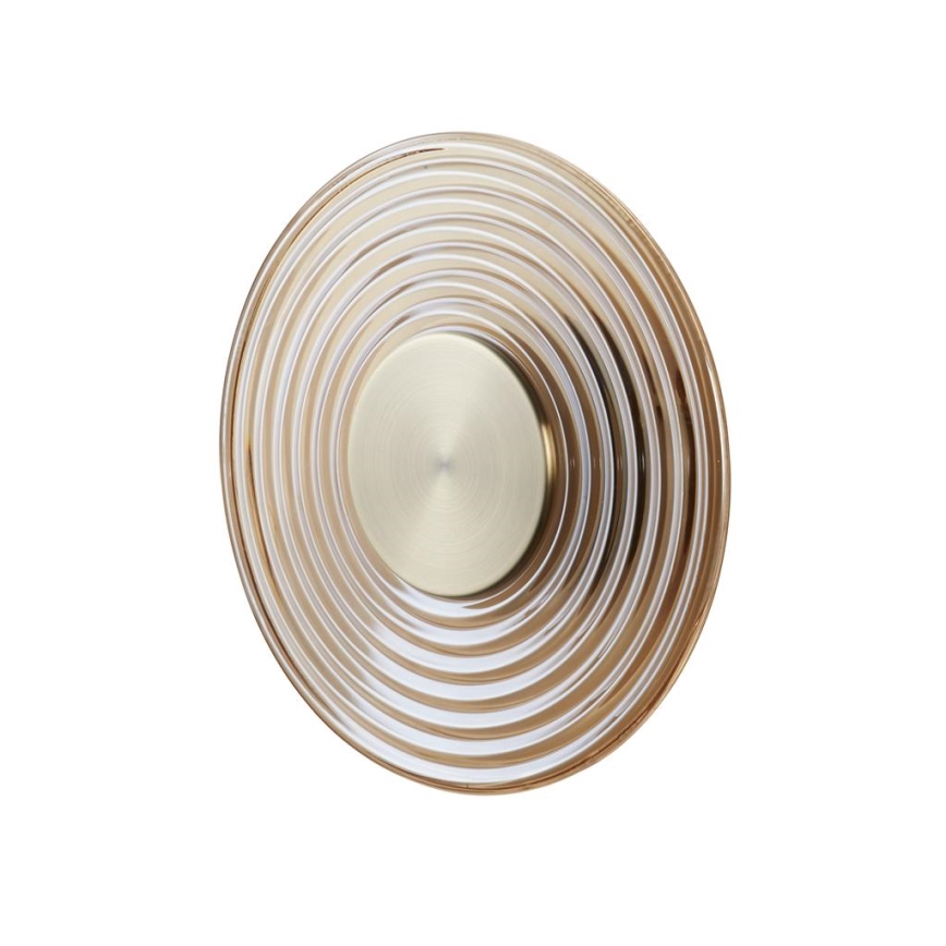 Searchlight - Aplique de pared LED regulable CLEO LED/9,4W/230V latón