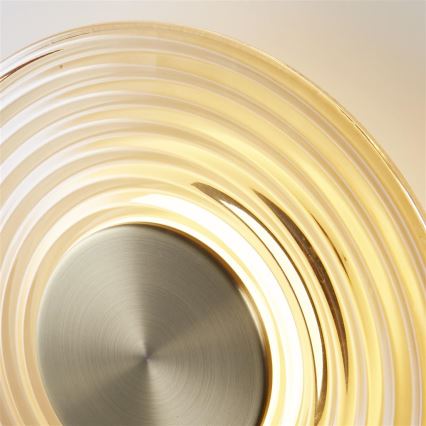 Searchlight - Aplique de pared LED regulable CLEO LED/9,4W/230V latón