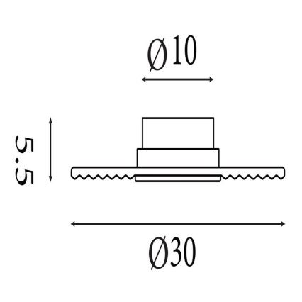 Searchlight - Aplique LED regulable de pared CLEO LED/9,4W/230V negro