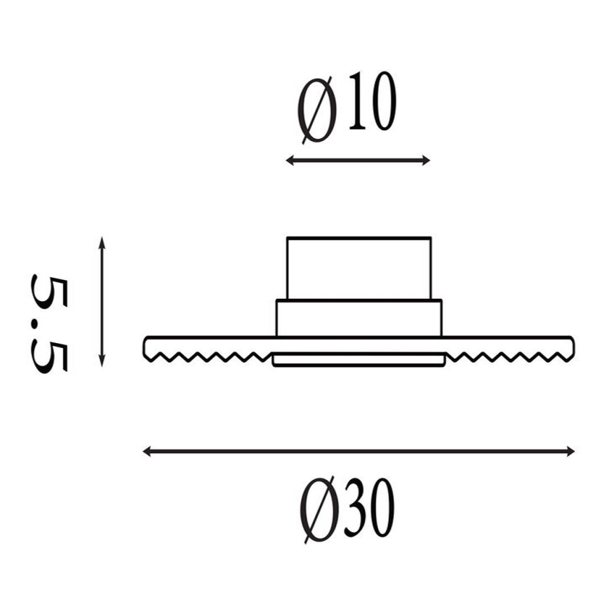 Searchlight - Aplique LED regulable de pared CLEO LED/9,4W/230V negro