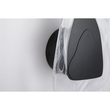 Searchlight - Aplique de pared LED DESTINY LED/8W/230V negro