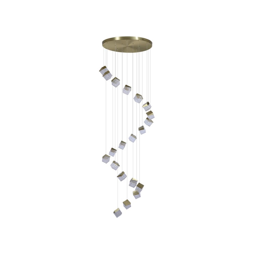 Searchlight - Luminaria de techo LED regulable CUBOID LED/10,25W/230V 3000K