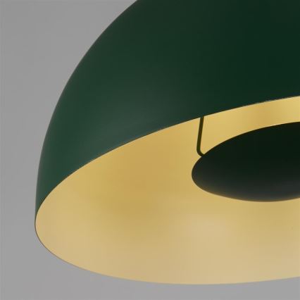 Searchlight - Lámpara colgante con cable MARS 1xE27/60W/230V Ø 25 cm verde