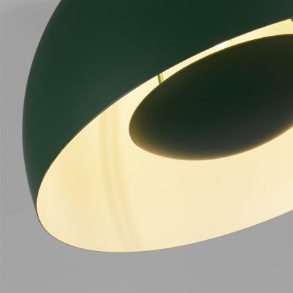 Searchlight - Lámpara colgante MARS con cable 1xE27/60W/230V Ø 40 cm verde