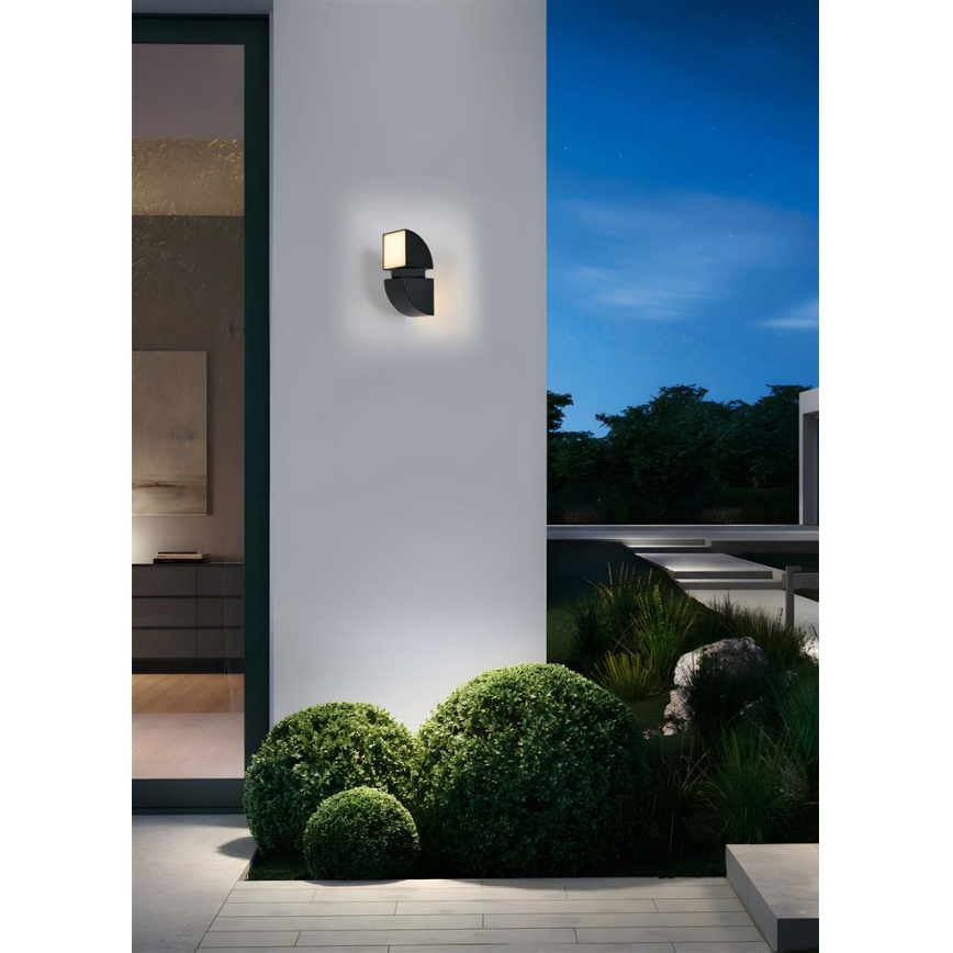 Searchlight - Aplique LED de pared para exterior DAKOTA 2xLED/4W/230V IP44