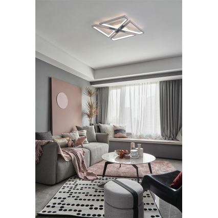 Searchlight - Luminaria de techo regulable LED QUATRO LED/29W/230V 40x40 cm