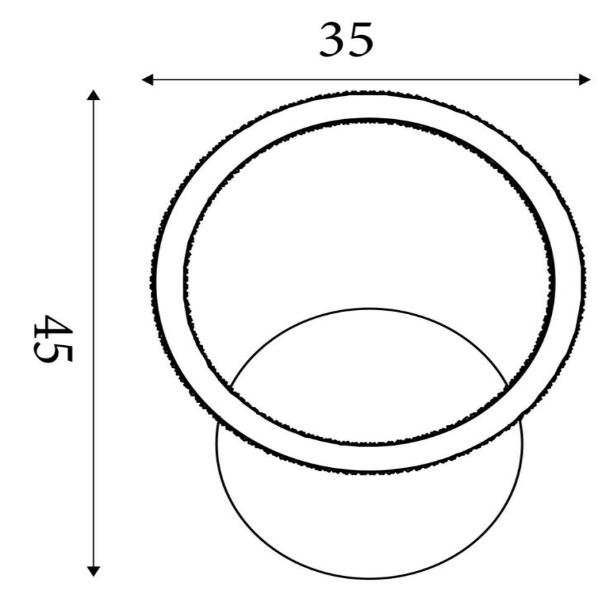 Searchlight - Luminaria de techo LED regulable SPECS LED/18W/230V 3000K 35x45 cm, acabado en latón