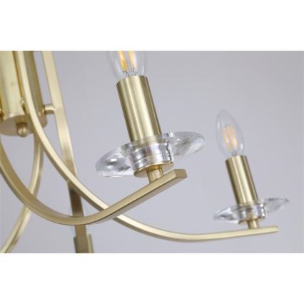 Searchlight - Lámpara colgante con cadena ASCONA 5xE14/60W/230V