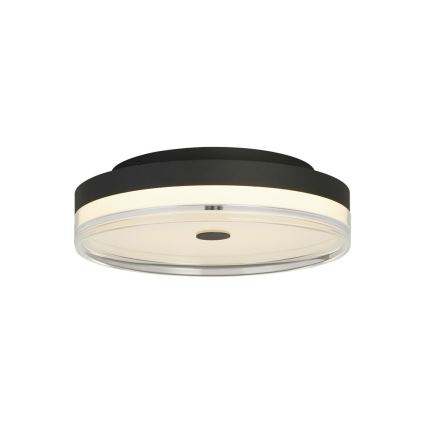 Searchlight - Plafón LED de techo CYPRUS LED/21W/230V Ø 30 cm negro