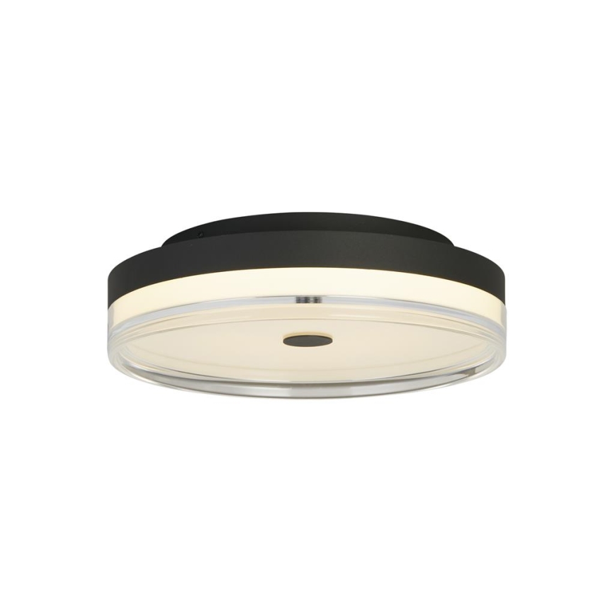 Searchlight - Plafón LED de techo CYPRUS LED/21W/230V Ø 30 cm negro