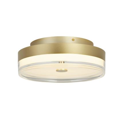 Searchlight - Luminaria de techo LED CYPRUS LED/21W/230V, Ø 30 cm, color dorado
