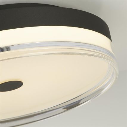 Searchlight - Lámpara de techo LED CYPRUS LED/29W/230V diámetro 40 cm negra