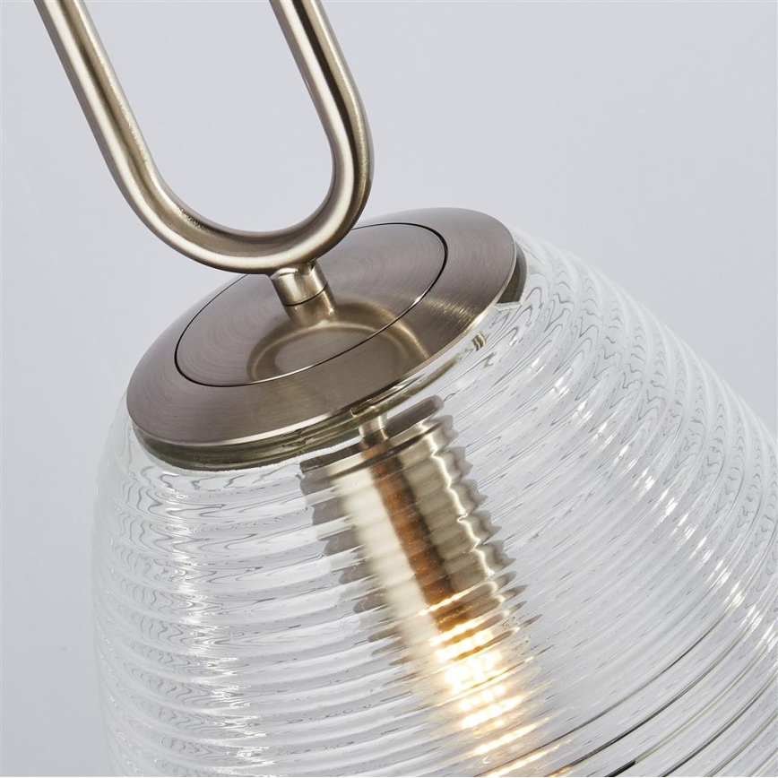 Searchlight - Lámpara colgante ELIXIR 1xE27/60W/230V transparente