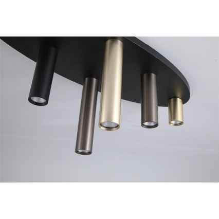 Searchlight - Lámpara de techo TUBES 6xGU10/10W/230V 80x30 cm