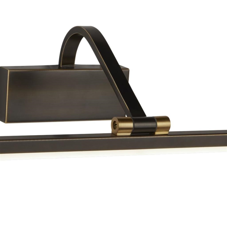 Searchlight - Lámpara LED de cuadro LED/12W/230V negro