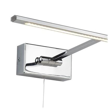 Searchlight - Lámpara LED de cuadro LED/7,7W/230V cromo brillante