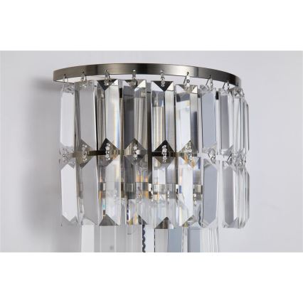 Searchlight - Aplique de pared para baño EMPIRE 2xE14/7W/230V IP44