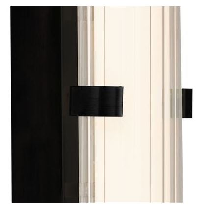 Searchlight - Lámpara LED de baño CLAMP LED/18W/230V IP44 negro