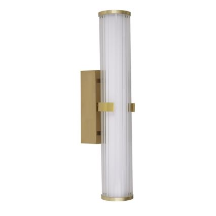 Searchlight - Lámpara LED de baño CLAMP LED/18W/230V IP44 dorado