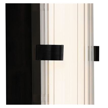 Searchlight - Lámpara LED de baño CLAMP LED/23W/230V IP44 negro