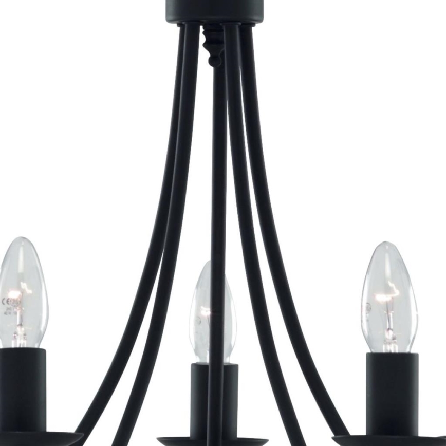 Searchlight - Lámpara colgante con cadena MAYOPLE 5xE14/60W/230V