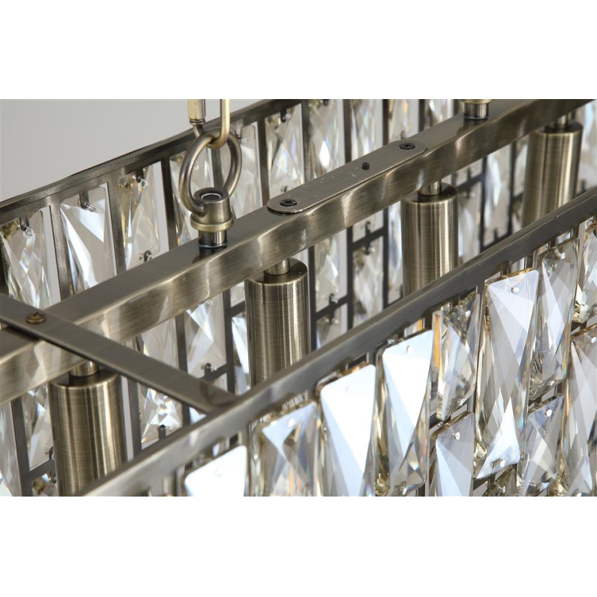 Searchlight - Lámpara colgante con cadena BIJOU 8xE14/40W/230V