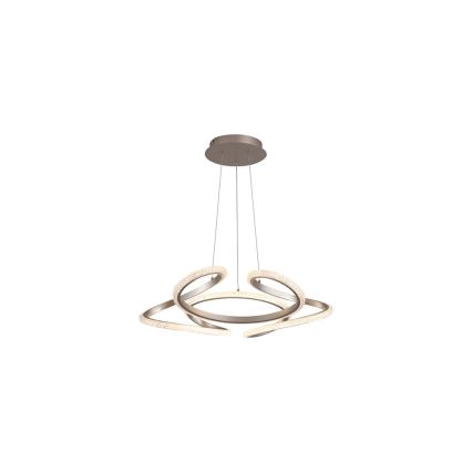 Searchlight - Lámpara colgante LED regulable sobre cable DOODLE LED/40W/230V latón